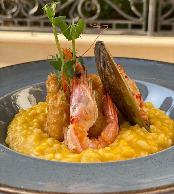 Shrimps Risotto