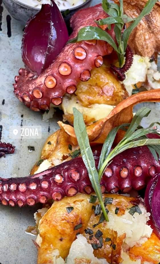 Grilled Octupus Tentacles