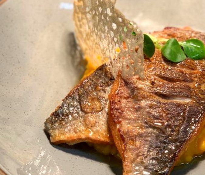 Sea Bass & Squash Butternut Risotto